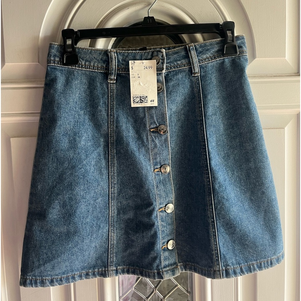 Denim / jean mini skirt BRAND NEW
